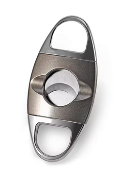 PQ Gümüş Gunmetal Metal Puro Makası Kesici