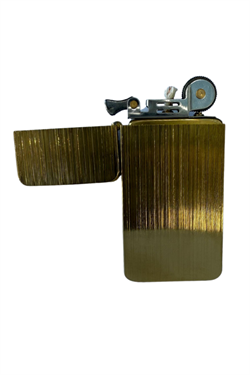 PremiumQuality Fırçalı Gold Metal Benzinli Çakmak
