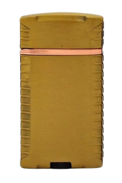 PremiumQuality Gold Çift Torch Pürmüz Metal Puro Çakmağı