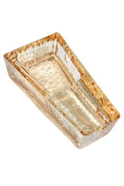 PremiumQuality Gold Şeffaf Kristal Tekli Puro Küllüğü - TR9754