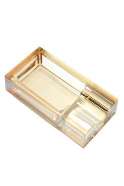 PremiumQuality Gold Şeffaf Kristal Tekli Puro Küllüğü - TR9747