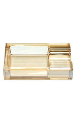 PremiumQuality Gold Şeffaf Kristal Tekli Puro Küllüğü - TR9747