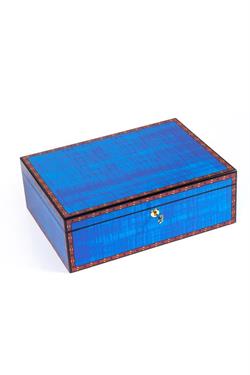 PremiumQuality Gracias Mavi Sedir Humidor Puro Kutusu