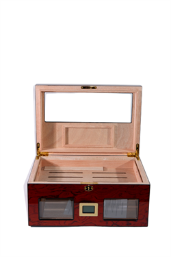 PremiumQuality Lince Kırmızı Sedir Humidor Puro Kutusu