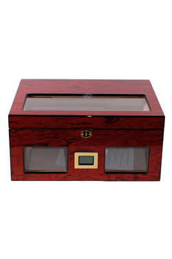 PremiumQuality Lince Kırmızı Sedir Humidor Puro Kutusu