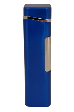 PremiumQuality Mavi Tek Torch Pürmüz Metal Puro Çakmağı