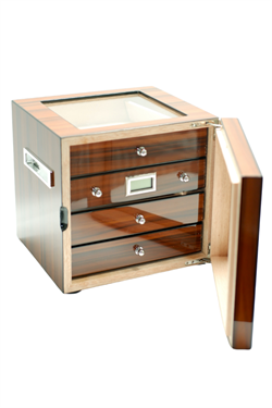 PremiumQuality Recoleta Kahverengi Humidor Puro Kutusu