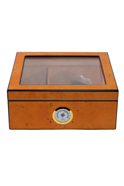 PremiumQuality Reina Taba Desenli Sedir Humidor Puro Kutusu