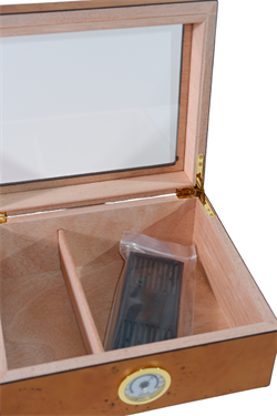 PremiumQuality Reina Taba Desenli Sedir Humidor Puro Kutusu