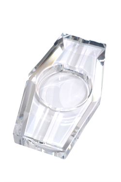 PremiumQuality Şeffaf Kristal İkili Puro Küllüğü - TR9745