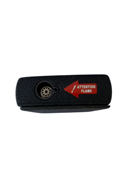 PremiumQuality Tek Torch Pürmüz Siyah Metal Puro Çakmağı