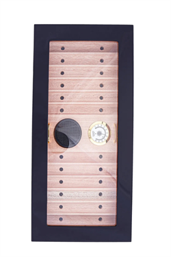 PremiumQuality Tocoa Siyah Sedir Humidor Puro Kutusu