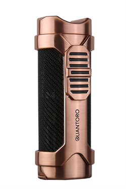 Quantoro 3 Torch Pürmüz Delicili Siyah-Gold Metal Puro Çakmağı