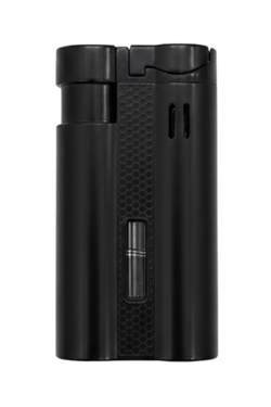 Quantoro 3 Torch Pürmüz Siyah Metal Puro Çakmağı