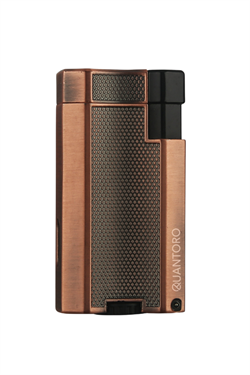 Quantoro Çift Torch Pürmüz Bakır Metal Puro Çakmağı