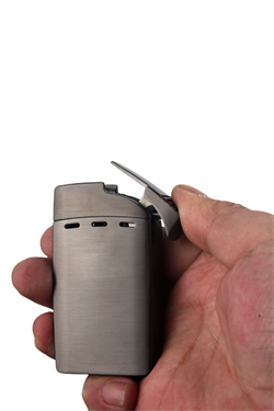 Quantoro Çift Torch Pürmüz Easy Cut Gunmetal Metal Puro Çakmağı