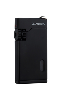 Quantoro Çift Torch Pürmüz Siyah Metal Puro Çakmağı