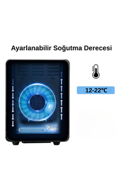 Quantoro QCC-39 Elektronik Nemlendirme & Soğutmalı Siyah Puro Dolabı - QTR-007