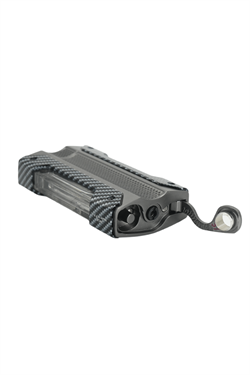Quantoro Tek Torch Pürmüz Siyah-Karbon Gunmetal Metal Puro Çakmağı