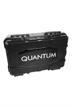 Quantum Seyahat Tipi 20 Taşıma Kulplu Siyah Humidor Puro Kutusu