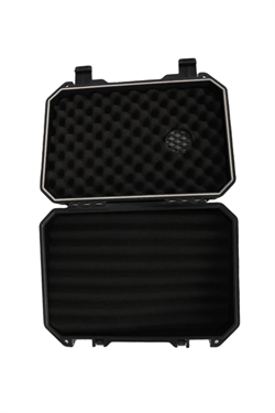 Quantum Seyahat Tipi 25 Taşıma Kulplu Siyah Humidor Puro Kutusu