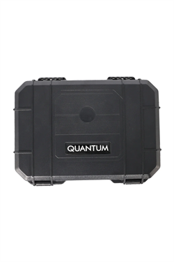 Quantum Seyahat Tipi 25 Taşıma Kulplu Siyah Humidor Puro Kutusu