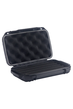 Quantum Seyahat Tipi 5 Taşıma Kordonlu Siyah Humidor Puro Kutusu