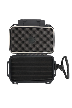 Quantum Seyahat Tipi 5 Taşıma Kordonlu Siyah Humidor Puro Kutusu