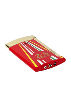 S.T. Dupont 24h Le Mans Kırmızı-Gold Slim 7 Çakmak Küllük Premium Puro Seti - STDUP-6