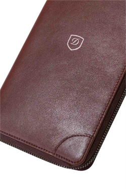 S.T. Dupont Deri Mat Kahverengi Cüzdan 190001 - TR4829