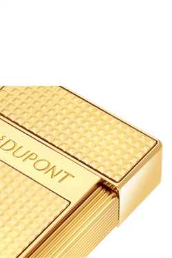 S.T. Dupont Biggy Golden Diamond Head Puro Çakmağı 28119 - TR9140