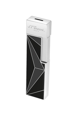 S.T. Dupont Twiggy Fire x Siyah-Krom Puro Çakmağı 30070 - TR7397