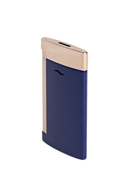 S.T. Dupont Slim 7 Mavi Pembe Gold Puro Çakmağı 27773 - TR6657