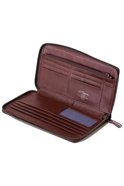 S.T. Dupont Deri Mat Kahverengi Cüzdan 190001 - TR4829