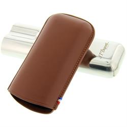 S.T. Dupont Kahverengi 2li Puro Kılıfı 183011 - TR1595