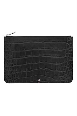 S.T. Dupont Line D Croco Dandy Siyah Deri Çanta 181065
