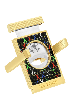 S.T. Dupont Fuente Series Gold Puro Makası Kesici & Puro Standı 003460F
