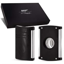 S.T. Dupont 007 James Bond Çakmak Kesici İkili Set Siyah 20166Nc2 - TR1506