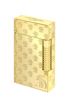 S.T. Dupont Initial Guilloche Trinidad 55th Annieversary  Gold Puro Çakmağı C23077 - TR7478