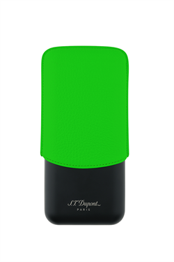 S.T. Dupont Neon Yeşil Üçlü Puro Kılıfı 183417 - TR7974