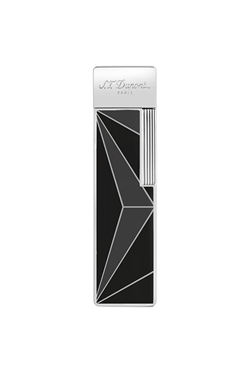 S.T. Dupont Twiggy Fire x Siyah-Krom Puro Çakmağı 30070 - TR7397