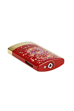 S.T. Dupont Maxijet Burgundy/Gold Year of The Dragon Puro Çakmağı 20176 - TR6655