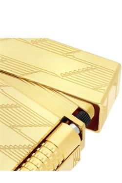 S.T. Dupont Le Grand Guilloche Monogram Gold Puro Çakmağı C23178