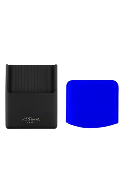 S.T. Dupont Neon Mavi-Siyah Deri Cigarillo Kılıfı 183116 - TR7480