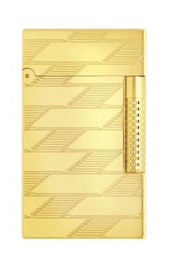 S.T. Dupont Le Grand Guilloche Monogram Gold Puro Çakmağı C23178