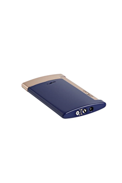 S.T. Dupont Slim 7 Mavi Pembe Gold Puro Çakmağı 27773 - TR6657