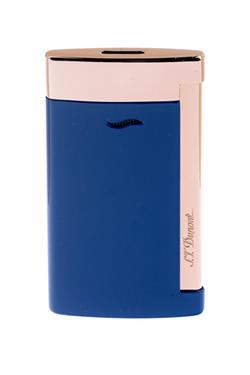 S.T. Dupont Slim 7 Mavi Pembe Gold Puro Çakmağı 27773 - TR6657