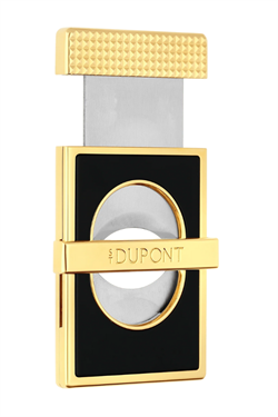 S.T. Dupont Standlı Slim Gold-Siyah Puro Makası Kesici 3482