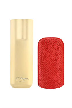 S.T. Dupont Gold - Kırmızı İkili Deri Puro Kılıfı 183271