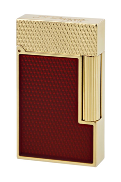 S.T. Dupont Ligne 2 Red Lacquer Guilloche Puro Çakmağı C16616 - TR4815